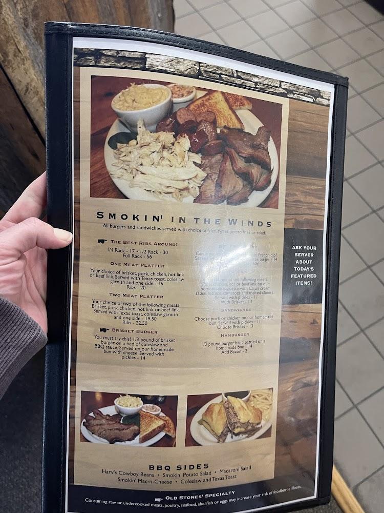 Old Stones Smokehouse and Country Pizza Menu image 4